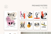 SUMMER VIBES posters set, a Seasonal Illustration by Yuliia Lashevska (Thumbnail 3 of 11)