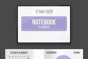 Creative Notebook Planner Landscape