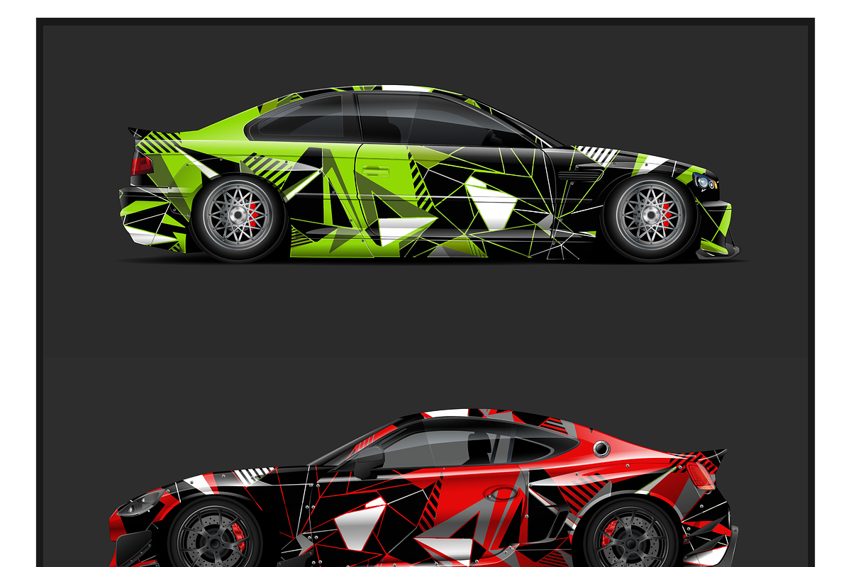 Dynamic Racing Car Wrap Design, a Sport Illustration by CarWrap design (Photo 1 of 3)
