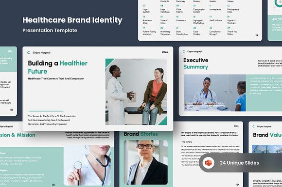 Healthcare Brand Identity PowerPoint preview 6