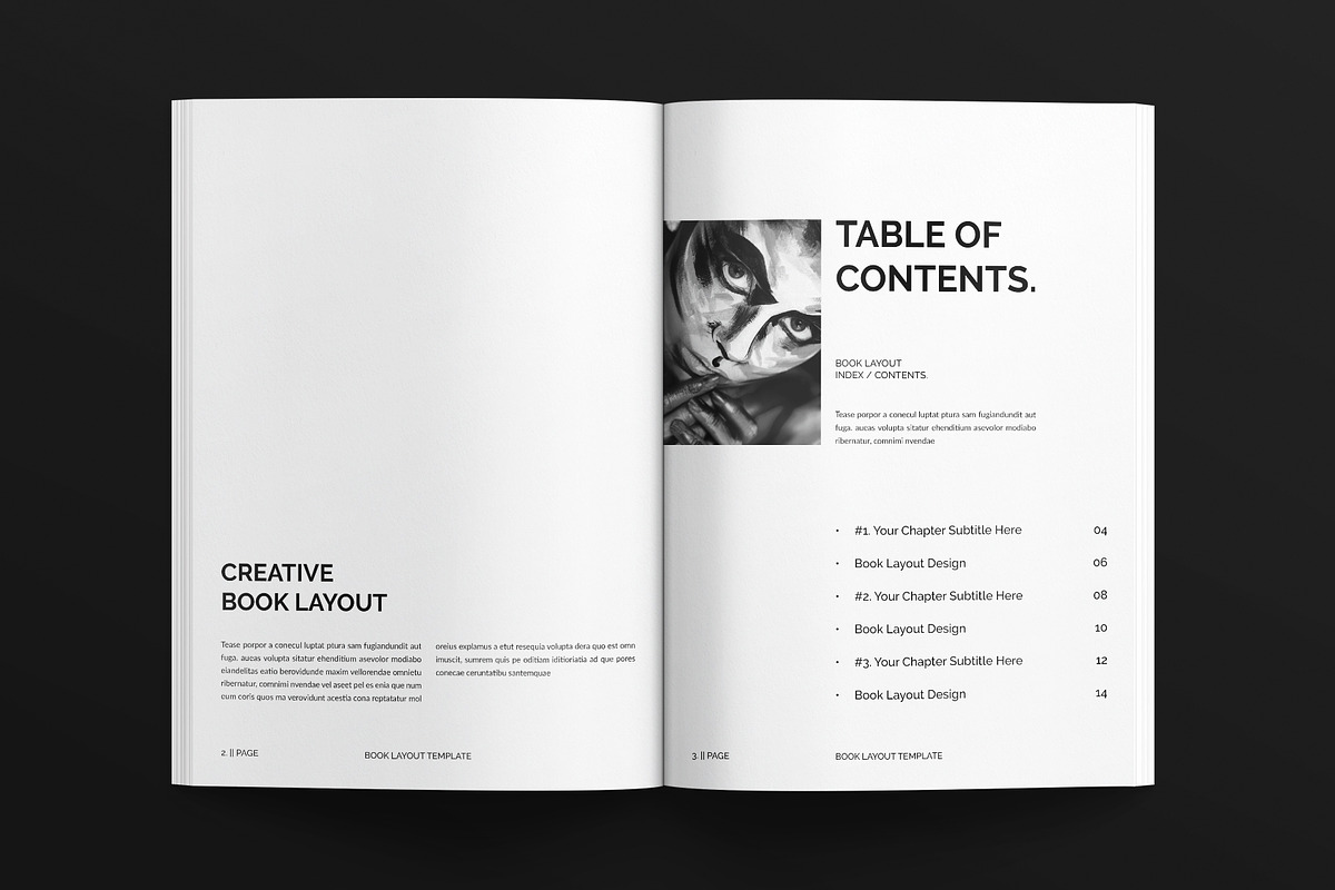 Book Layout Template, a Magazine Template by E-Type (Photo 2 of 7)
