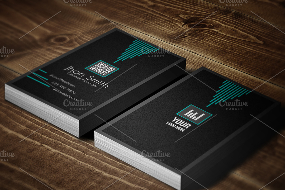Corporate Business Card, a Business Card Template by Awns Creators (Photo 4 of 4)