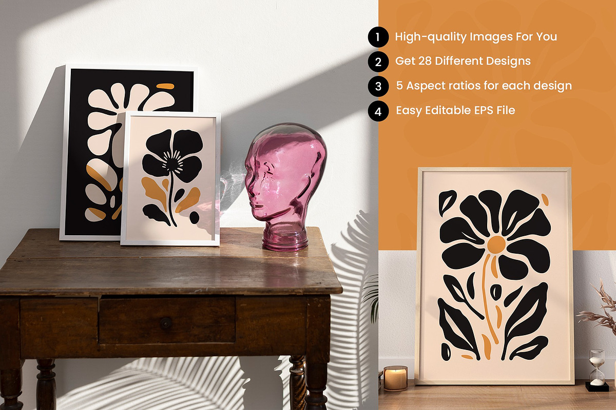 Modern Botanical Harmony Art Print, a Decorative Illustration by Vibrand Studio (Photo 9 of 9)