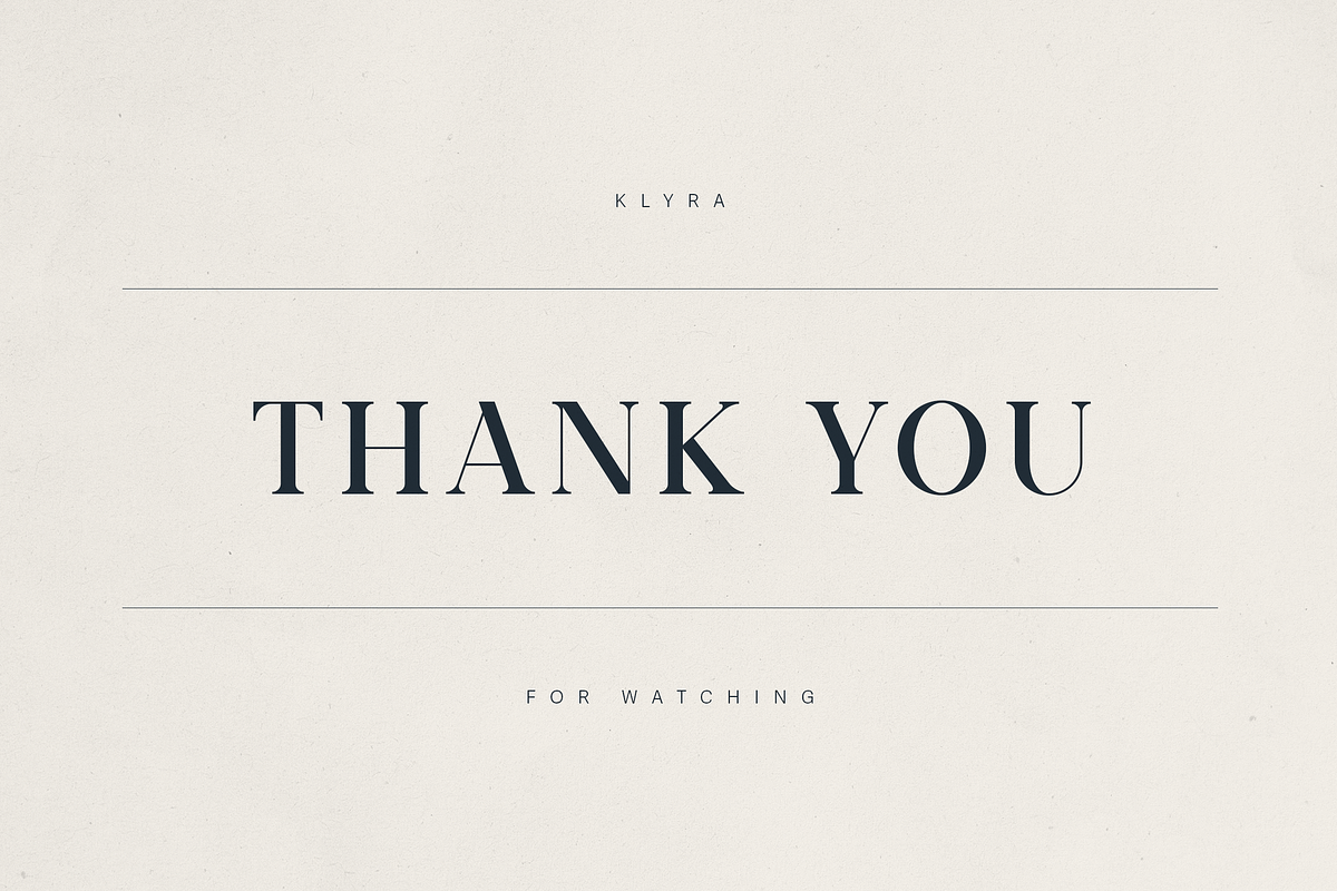 Klyra – A Modern Classic Serif Font, a Serif Font by Only Fonts (Photo 11 of 11)