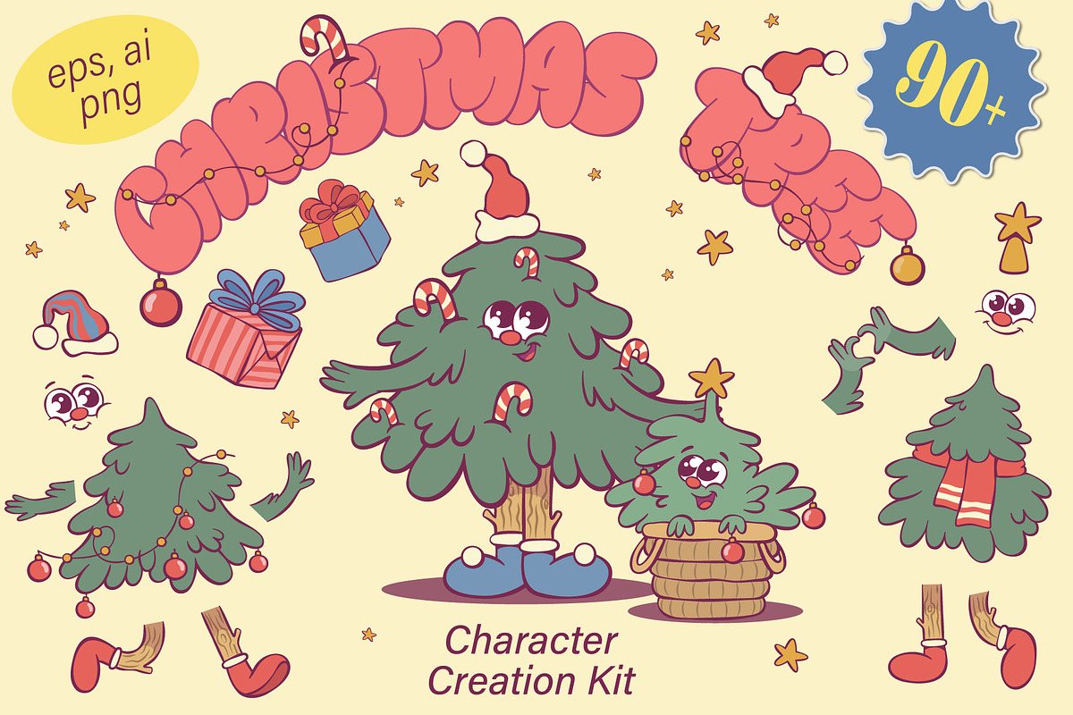 Ultimate Mascot Builder Bundle, an Illustration by Anastasiya Klempach (Photo 14 of 23)