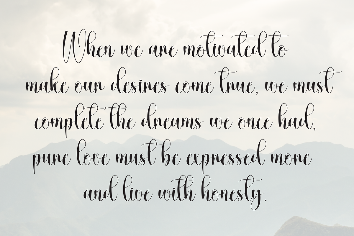 Homestay | Script Font, a Handwritten Font by Scratchones (Photo 6 of 9)