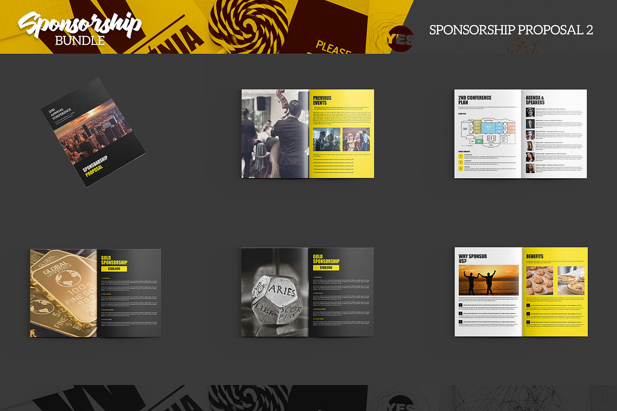 Sponsorship Bundle, a Stationery Template by ZohairKhanLtd (Photo 4 of 6)