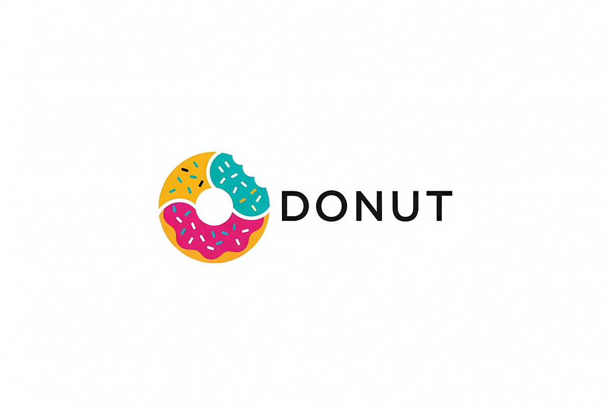 Colorful Donut Logo, a Branding & Logo Template by Logocreative (Photo 2 of 2)