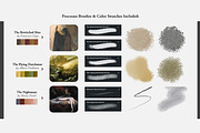 Halloween (2023) Procreate Kit, a Brush Add-On by Digi Life (Thumbnail 6 of 10)