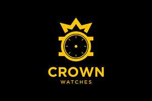 Crown Watches Logo, a Branding & Logo Template by Buqancreative