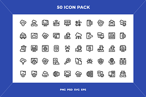 Cloud computing icons, an Outline Icon by Wencory