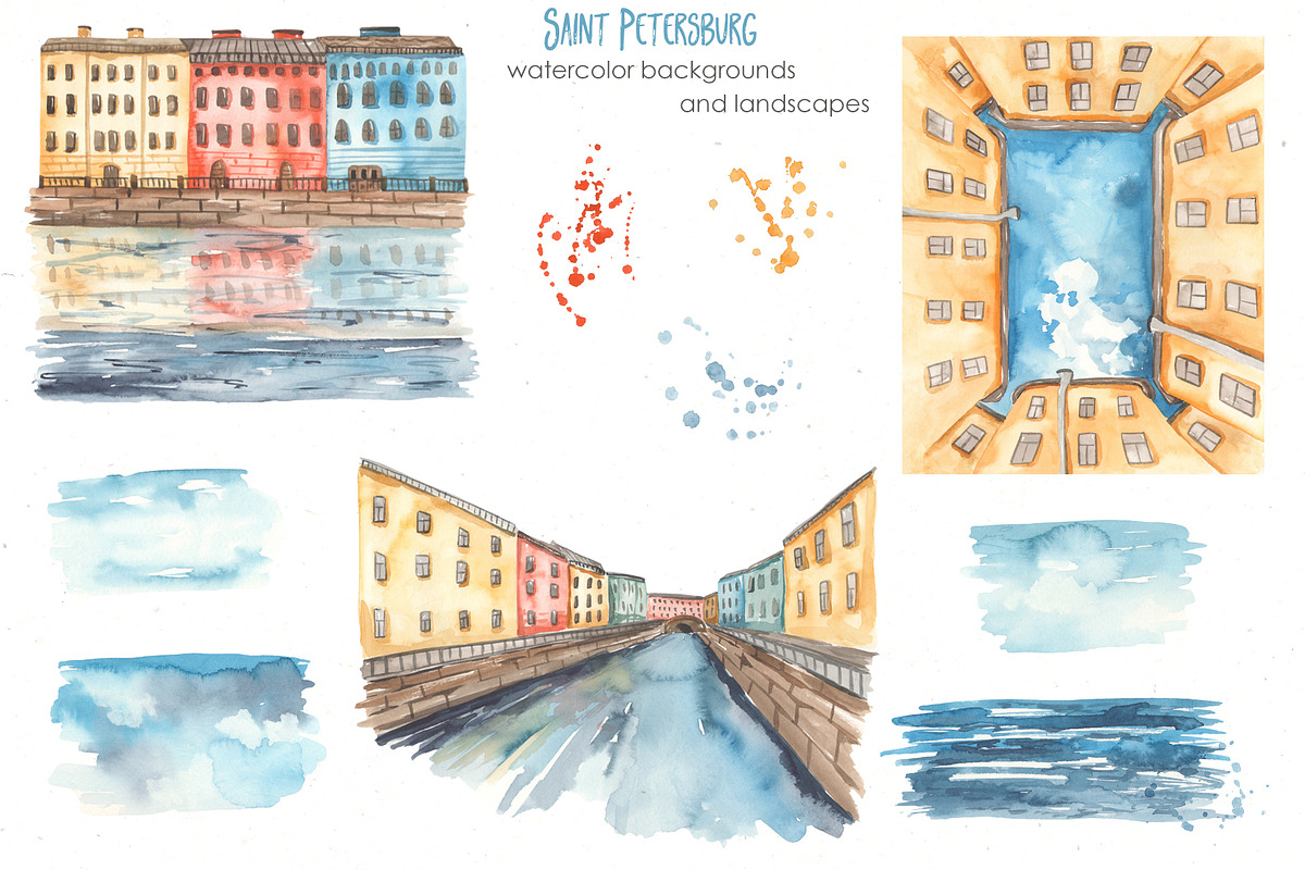 Saint Petersburg watercolor, an Object Illustration by Marina Ermakova (Photo 5 of 12)