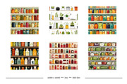 Stuff of Shelves Bundle, a Pattern Graphic by karenfoleyphoto (Thumbnail 8 of 9)