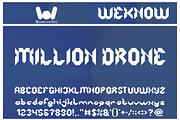 Robotic System font, a Font by weknow (Thumbnail 5 of 8)