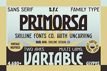 SFC Primorsa Sans - 20 Fonts