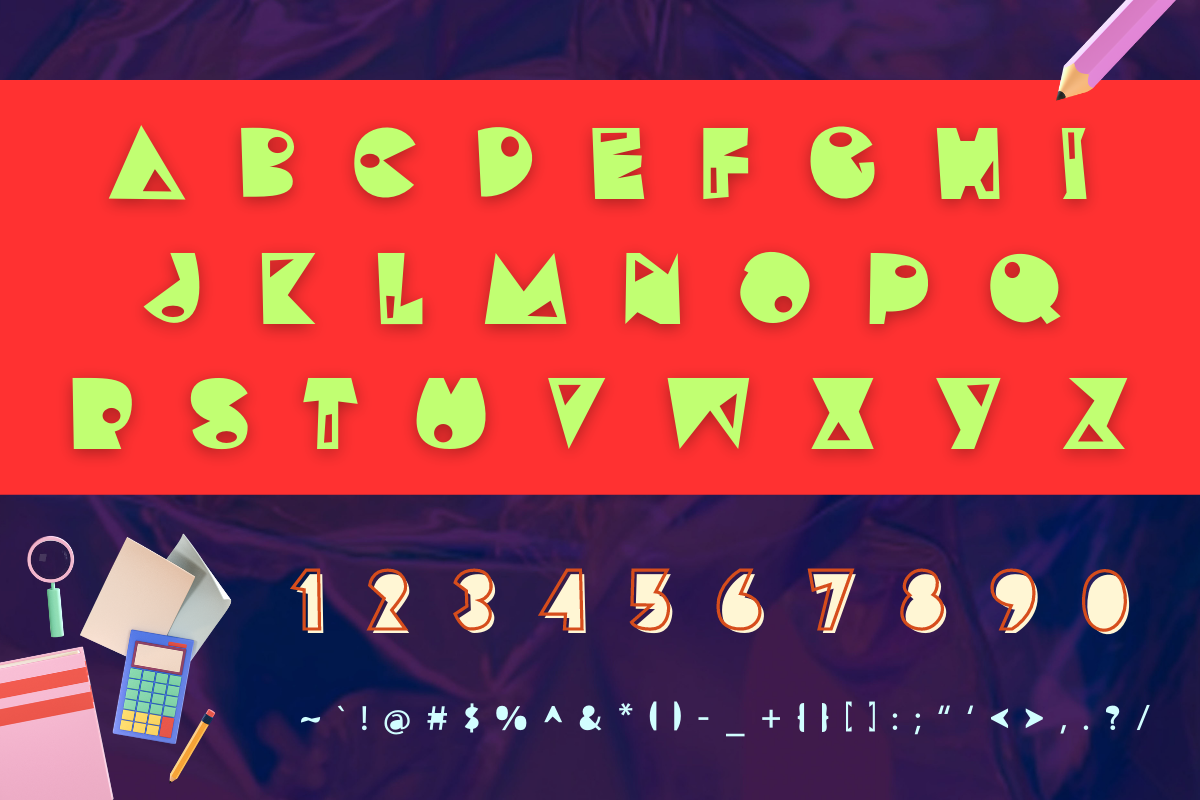 Kegbig, a Symbol Font by KoNoap (Photo 5 of 5)
