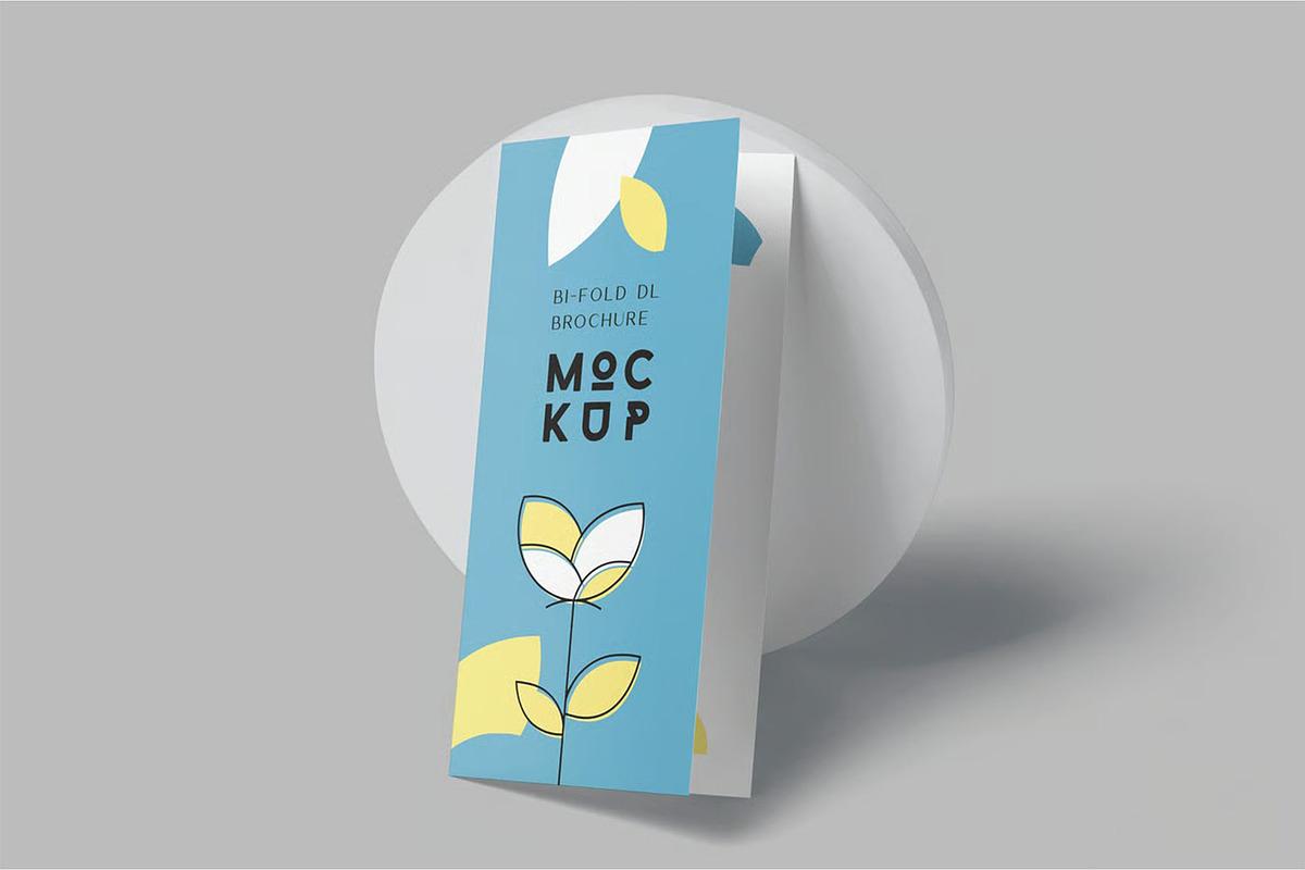 2 Fold DL Size Brochure Mockups, an Advertising Mockup by megostudi0 (Photo 2 of 2)