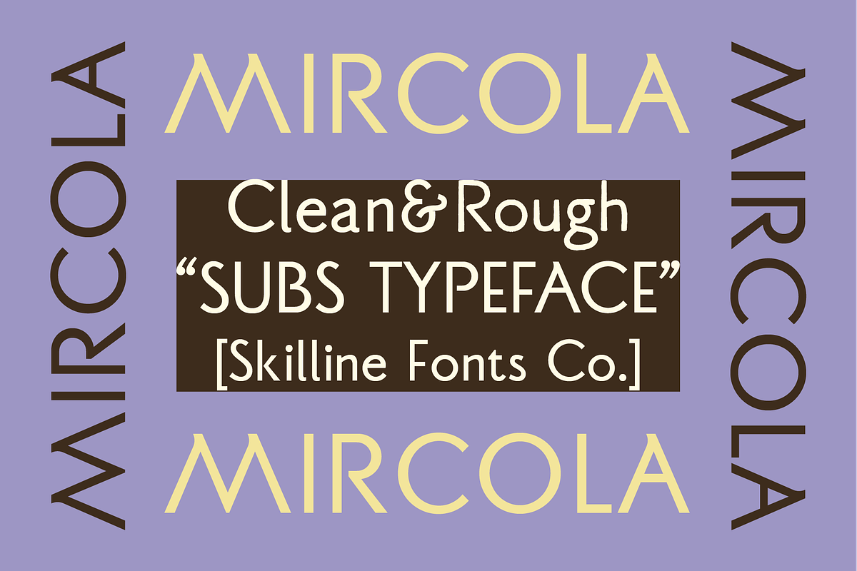 SFC Mircola, a Sans Serif Font by Skilline Supply Co. (Photo 8 of 9)