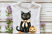 Beige & Black Halloween Clipart, an Illustration by Rose Art (Thumbnail 7 of 7)