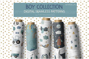 Boy Collection, Seamless Paper Set