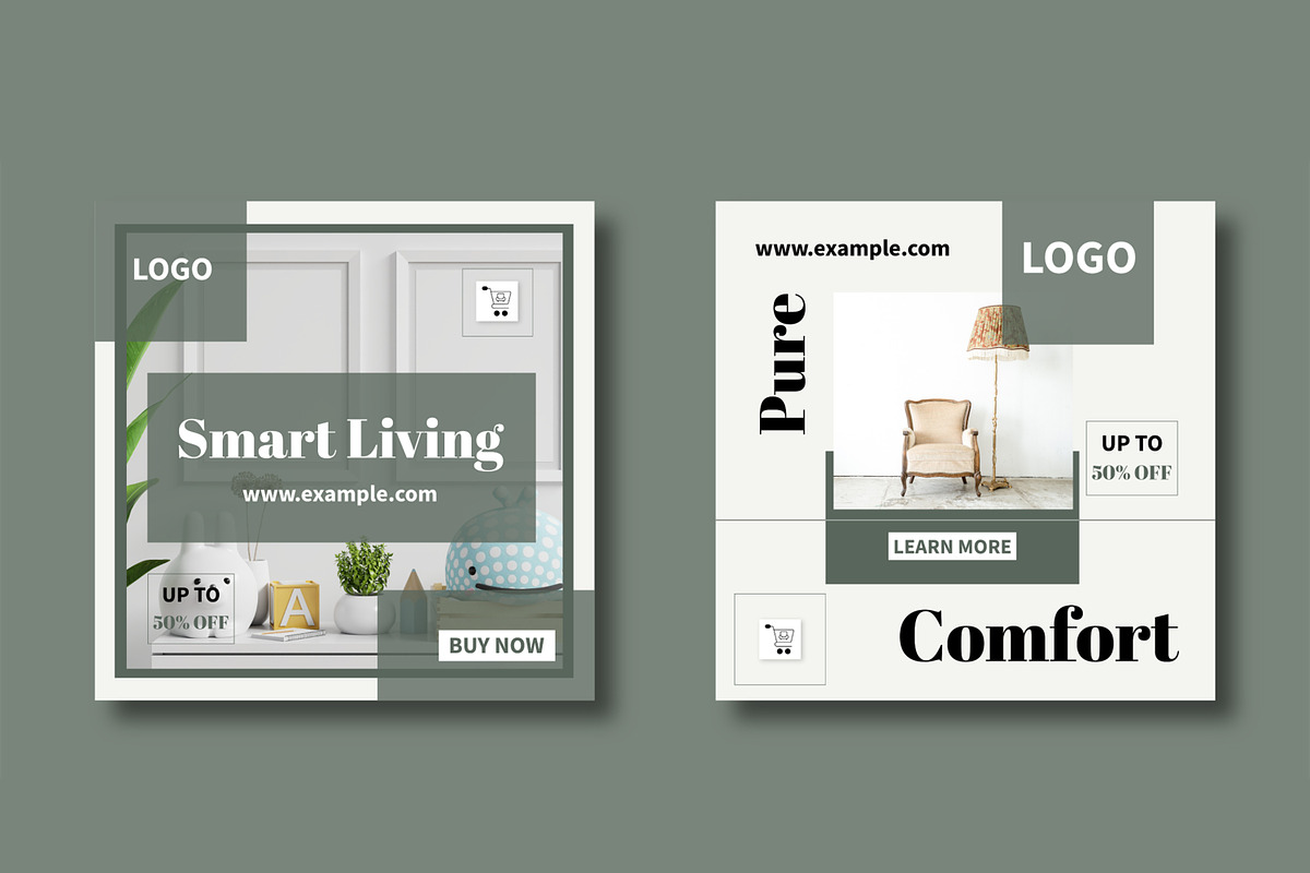 Modern Furniture Social Media Banner preview 4