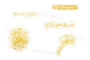 Gold Splatters Clipart | Gold Dust, an Object Graphic by The Digital Download Shop (Thumbnail 9 of 9)