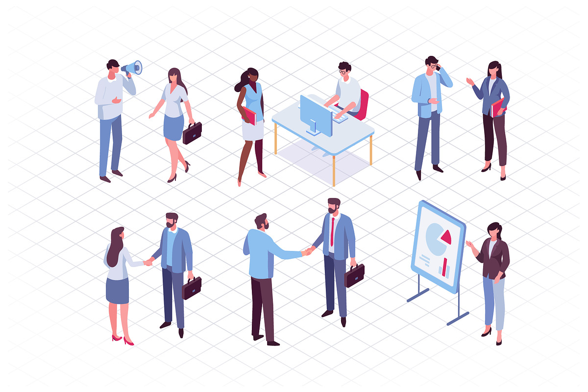 300+ Isometric People vector set, a Person Illustration by Vector_Art (Photo 5 of 23)