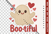 Faux Crochet Ghost PNG Boo-tiful, a Seasonal Illustration by Craftsbeefy (Thumbnail 2 of 6)