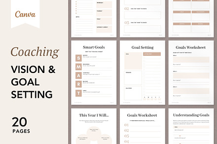 Coaching Vision & Goal Setting Canva