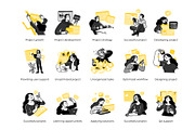 Modern business illustration set, a Person Illustration by StonePic (Thumbnail 5 of 6)