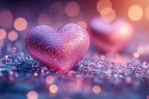Red heart for Valentine's Day, a Background Photo by AlyaAnd
