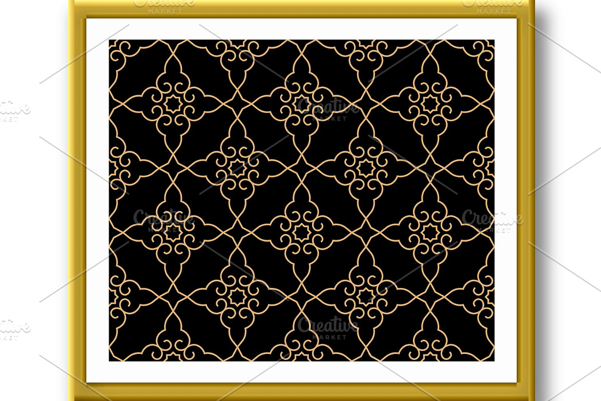 Abstract geometry pattern in Arabian, a Pattern Graphic by RODINA (Photo 3 of 3)