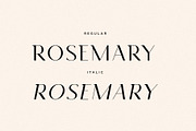 Rosemary - Modern Semi Serif, a Serif Font by Mikhail Fukurou (Thumbnail 8 of 9)