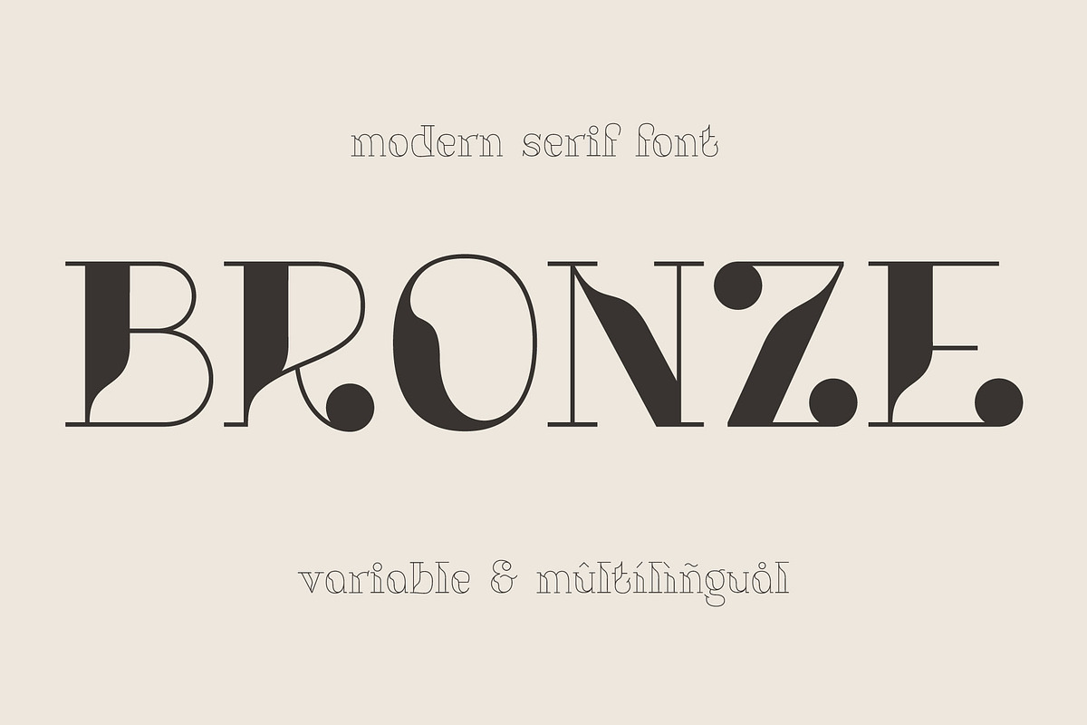 Bronze font, a Serif Font by kaer_shop (Photo 9 of 9)