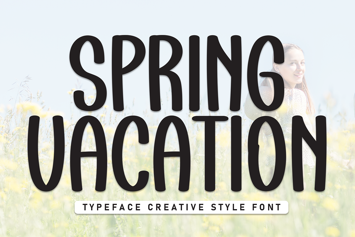 Spring Vacation | Script Font, a Script Font by Scratchones (Photo 1 of 8)