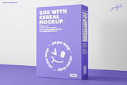 Cereal Box Mockup Set – 6 PSD Files, a Packaging Mockup by Grid&Glow (Thumbnail 2 of 8)