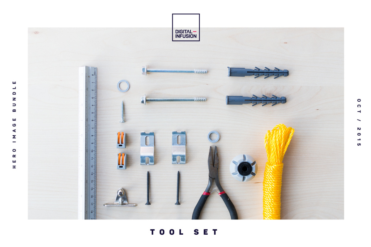 Tools Set / Hero Image Bundle, a Templates & Theme by dumitrasconiu.design