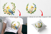 Canary Embroidery Clipart, a Graphic by Artnoy (Thumbnail 3 of 5)