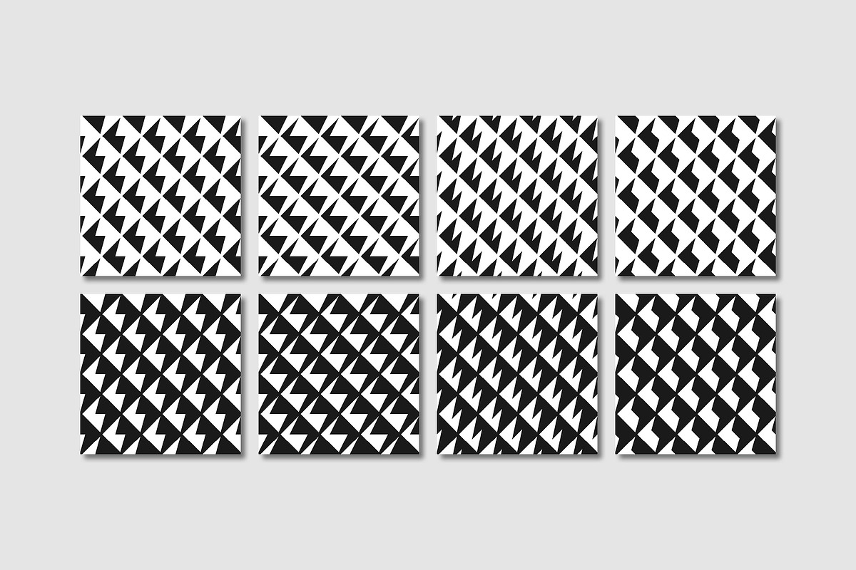 Lightning - 8 Seamless Patterns, a Pattern Graphic by Tustan (Photo 2 of 3)