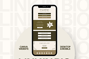 Canva Link in Bio Template, a Landing Page Template by Branding Babe Co. (Thumbnail 1 of 5)
