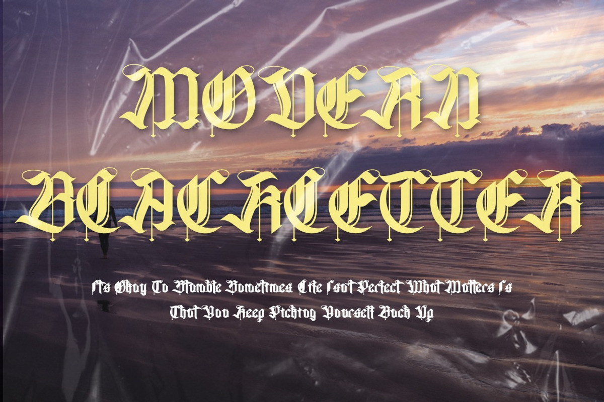 Despacio – Medieval Blackletter Font, a Blackletter Font by Dhabee (Photo 12 of 16)