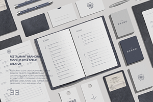 Restaurant Menu Mockup Bundle