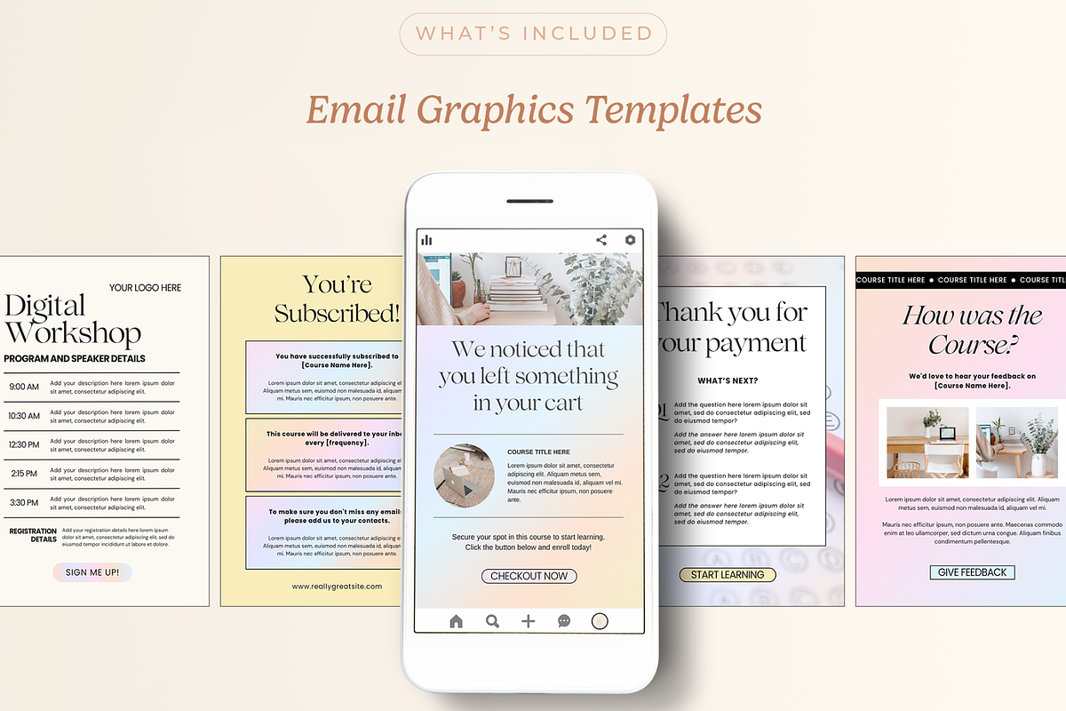 Bundle of Course Creator Templates, a Marketing Template by Creatif Foundry (Photo 6 of 9)