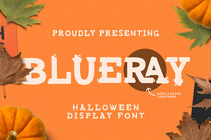 Blueray - Halloween Font