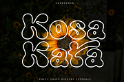 puffy chips retro typeface, a Sans Serif Font by Say Studio (Thumbnail 7 of 15)