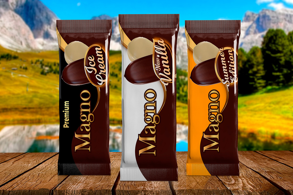 Popsicle Ice Cream Mockup, a Product Mockup by rogeriomarcos (Photo 6 of 7)
