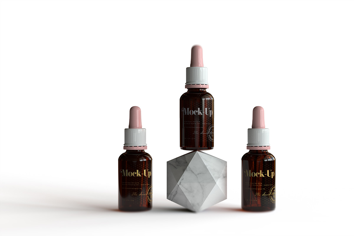 Dropper Bottle & Box Mock-Up BUNDLE, a Cups & Container Mockup by TSOBG (Photo 26 of 35)