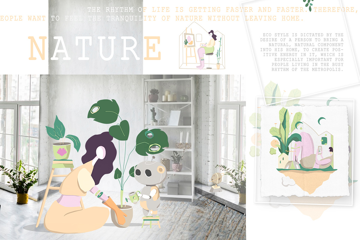 My Future Home it's Little Garden, a Decorative Illustration by Ann Art Houze (Photo 4 of 11)