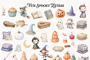 Halloween Atelier Clipart Bundle, an Animal Illustration by PaintPixelCo (Thumbnail 5 of 13)