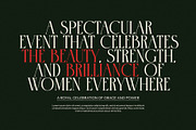 The Chrisera Stylish Serif Font, a Serif Font by Perfectype (Thumbnail 6 of 8)